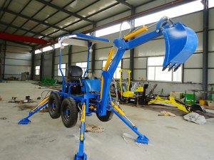 Self-contained Towable Backhoe